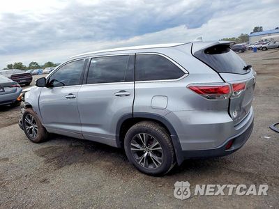 Drugie zdjęcie samochodu z przodu: 2016 TOYOTA HIGHLANDER XLE VIN:5TDJKRFH5GS344236 - miniatura