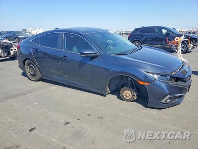 Czwarte zdjęcie samochodu z boku: 2019 HONDA CIVIC EX VIN:19XFC1F3XKE212259 - miniatura