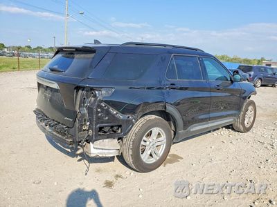 Trzecie zdjęcie samochodu z tyłu: 2021 FORD EXPLORER XLT VIN:1FMSK8DH1MGC38546 - miniatura