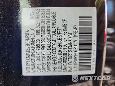 Zdjęcie 14 z 14 samochodu: 2025 HONDA PILOT EXL VIN:5FNYG1H49SB181776 - miniatura