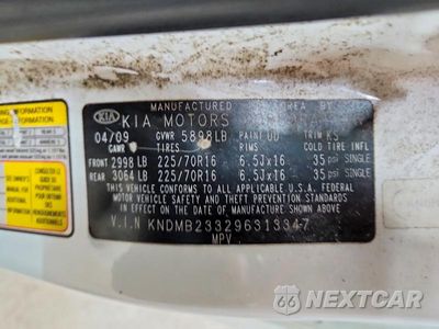 Zdjęcie 13 z 13 samochodu: 2009 KIA SEDONA LX VIN:KNDMB233296313347 - miniatura