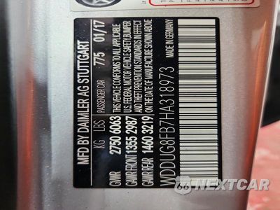 Zdjęcie 12 z 12 samochodu: 2017 MERCEDES-BENZ S 550 4MATIC VIN:WDDUG8FB7HA318973 - miniatura