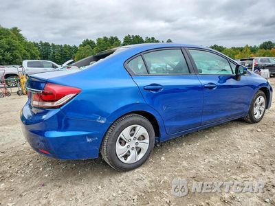 Trzecie zdjęcie samochodu z tyłu: 2013 HONDA CIVIC LX VIN:2HGFB2F58DH585500 - miniatura