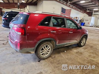 Trzecie zdjęcie samochodu z tyłu: 2014 KIA SORENTO LX VIN:5XYKTDA65EG516088 - miniatura