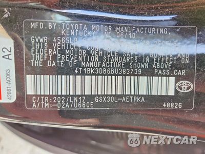 Zdjęcie 12 z 12 samochodu: 2011 TOYOTA AVALON LIMITED VIN:4T1BK3DB6BU383739 - miniatura