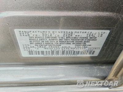 Zdjęcie 12 z 12 samochodu: 2017 NISSAN SENTRA SR TURBO VIN:3N1CB7AP7HY253994 - miniatura