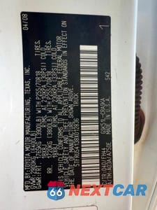 Zdjęcie 10 z 10 samochodu: 2008 TOYOTA TUNDRA GRADE VIN:5TFRU54138X012836 - miniatura