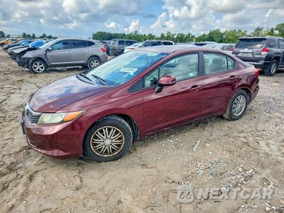 2012 HONDA CIVIC LX 2HGFB2F50CH606869 - główne zdjęcie licytacji z USA - miniatura