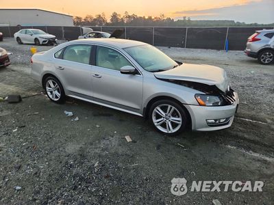 Czwarte zdjęcie samochodu z boku: 2014 VOLKSWAGEN PASSAT SEL VIN:1VWCN7A37EC080190 - miniatura
