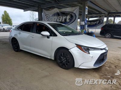 Czwarte zdjęcie samochodu z boku: 2020 TOYOTA COROLLA LE VIN:JTDEPRAE4LJ006432 - miniatura