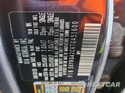 Zdjęcie 12 z 12 samochodu: 2026 KIA SORENTO LX VIN:5XYRG4JC6TG451600 - miniatura