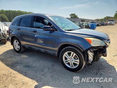 Czwarte zdjęcie samochodu z boku: 2010 HONDA CR-V EX VIN:5J6RE4H59AL083325 - miniatura