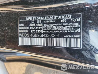 Zdjęcie 12 z 12 samochodu: 2016 MERCEDES-BENZ CLA 250 4MATIC VIN:WDDSJ4GB2GN330004 - miniatura