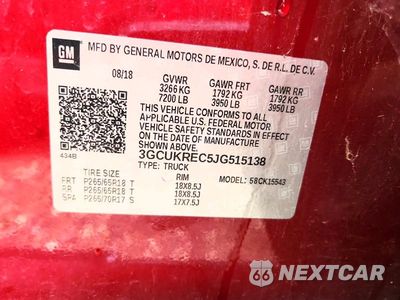 Zdjęcie 13 z 13 samochodu: 2018 CHEVROLET SILVERADO K1500 LT VIN:3GCUKREC5JG515138 - miniatura