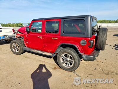 Drugie zdjęcie samochodu z przodu: 2019 JEEP WRANGLER UNLIMITED SAHARA VIN:1C4HJXEN0KW596076 - miniatura