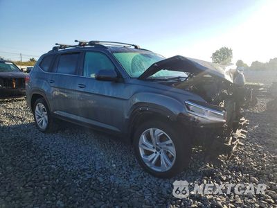 Czwarte zdjęcie samochodu z boku: 2021 VOLKSWAGEN ATLAS SE VIN:1V2WR2CA9MC584093 - miniatura
