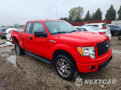Czwarte zdjęcie samochodu z boku: 2014 FORD F150 SUPER CAB VIN:1FTFX1EF2EFB97573 - miniatura