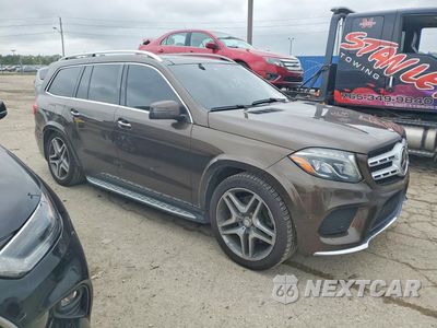Czwarte zdjęcie samochodu z boku: 2017 MERCEDES-BENZ GLS 550 4MATIC VIN:4JGDF7DE7HA747126 - miniatura