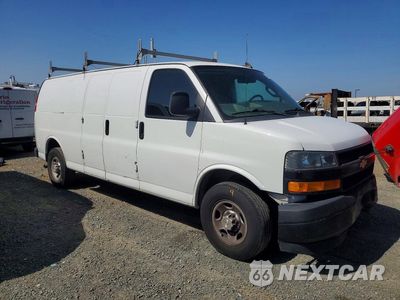 Czwarte zdjęcie samochodu z boku: 2021 CHEVROLET EXPRESS G2500 VIN:1GCWGBFP5M1206727 - miniatura
