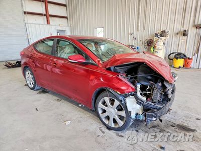 Czwarte zdjęcie samochodu z boku: 2012 HYUNDAI ELANTRA LIMITED VIN:KMHDH4AE5CU473509 - miniatura