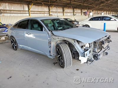 Czwarte zdjęcie samochodu z boku: 2021 HONDA ACCORD SPORT VIN:1HGCV1F36MA028098 - miniatura