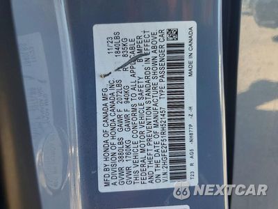 Zdjęcie 12 z 12 samochodu: 2024 HONDA CIVIC SPORT VIN:2HGFE2F51RH521457 - miniatura