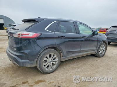Trzecie zdjęcie samochodu z tyłu: 2019 FORD EDGE TITANIUM VIN:2FMPK3K96KBB53596 - miniatura