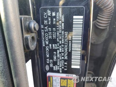 Zdjęcie 12 z 12 samochodu: 2020 KIA RIO S VIN:3KPA24ADXLE262448 - miniatura