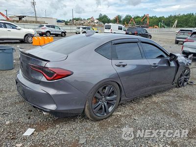 Trzecie zdjęcie samochodu z tyłu: 2021 ACURA TLX TECH A VIN:19UUB6F50MA009087 - miniatura
