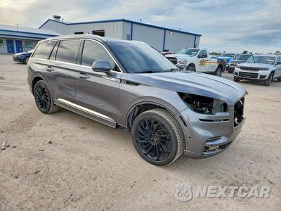 Czwarte zdjęcie samochodu z boku: 2021 LINCOLN AVIATOR RESERVE VIN:5LM5J7XC7MGL03004 - miniatura