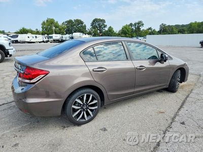 Trzecie zdjęcie samochodu z tyłu: 2015 HONDA CIVIC EXL VIN:2HGFB2F97FH518196 - miniatura