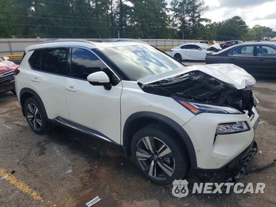 Czwarte zdjęcie samochodu z boku: 2021 NISSAN ROGUE PLATINUM VIN:JN8AT3DC9MW105998 - miniatura