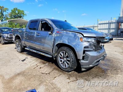 Czwarte zdjęcie samochodu z boku: 2020 CHEVROLET SILVERADO K1500 RST VIN:3GCUYEET1LG219222 - miniatura