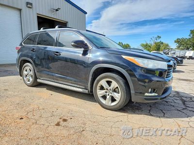 Czwarte zdjęcie samochodu z boku: 2016 TOYOTA HIGHLANDER LIMITED PLATINUM VIN:5TDYKRFH1GS183057 - miniatura
