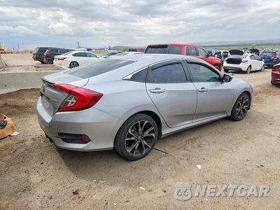 Trzecie zdjęcie samochodu z tyłu: 2019 HONDA CIVIC SPORT VIN:2HGFC2F8XKH533189 - miniatura