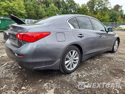 Trzecie zdjęcie samochodu z tyłu: 2017 INFINITI Q50 3.0T PREMIUM VIN:JN1EV7AR2HM840690 - miniatura