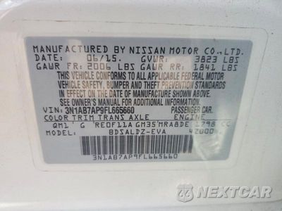 Zdjęcie 13 z 13 samochodu: 2015 NISSAN SENTRA SV VIN:3N1AB7AP9FL665660 - miniatura