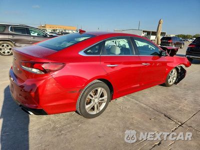 Trzecie zdjęcie samochodu z tyłu: 2018 HYUNDAI SONATA SEL VIN:5NPE34AF1JH615989 - miniatura