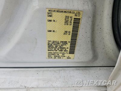 Zdjęcie 12 z 12 samochodu: 2015 NISSAN ALTIMA 2.5 SV VIN:1N4AL3AP5FC458171 - miniatura