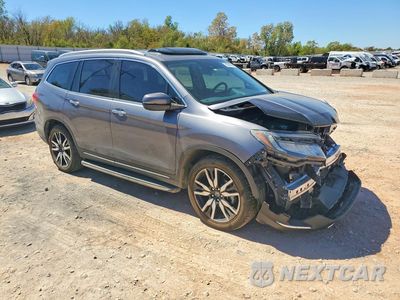 Czwarte zdjęcie samochodu z boku: 2021 HONDA PILOT ELITE VIN:5FNYF6H00MB087205 - miniatura
