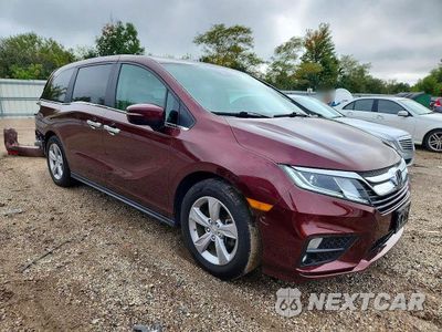 Czwarte zdjęcie samochodu z boku: 2019 HONDA ODYSSEY EXL VIN:5FNRL6H79KB002059 - miniatura