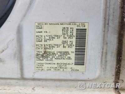 Zdjęcie 13 z 13 samochodu: 2018 NISSAN NV2500 DELIVERY VAN VIN:1N6BF0KM0JN809667 - miniatura
