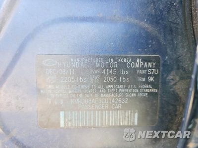 Zdjęcie 12 z 12 samochodu: 2012 HYUNDAI ELANTRA TOURING GLS VIN:KMHDB8AE3CU142632 - miniatura