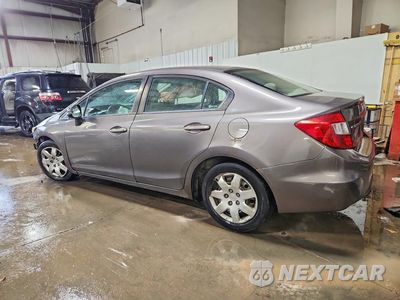 Drugie zdjęcie samochodu z przodu: 2012 HONDA CIVIC LX VIN:19XFB2F57CE065233 - miniatura
