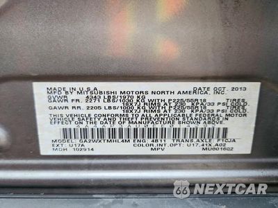 Zdjęcie 13 z 13 samochodu: 2014 MITSUBISHI OUTLANDER SPORT ES VIN:4A4AP3AU0EE014292 - miniatura