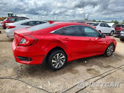Trzecie zdjęcie samochodu z tyłu: 2017 HONDA CIVIC EX VIN:2HGFC2F7XHH546816 - miniatura