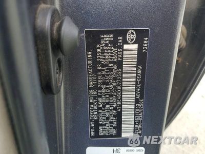 Zdjęcie 12 z 12 samochodu: 2008 TOYOTA CAMRY LE VIN:4T1BE46KX8U772595 - miniatura