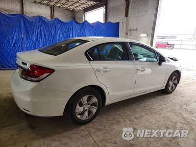 Trzecie zdjęcie samochodu z tyłu: 2013 HONDA CIVIC LX VIN:19XFB2F5XDE010633 - miniatura