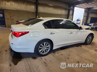 Trzecie zdjęcie samochodu z tyłu: 2015 INFINITI Q50 PREMIUM VIN:JN1BV7AR0FM423956 - miniatura
