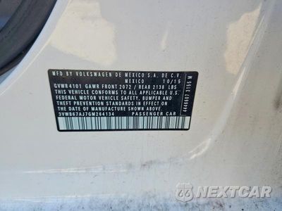 Zdjęcie 13 z 13 samochodu: 2016 VOLKSWAGEN JETTA SE VIN:3VWB67AJ7GM264134 - miniatura